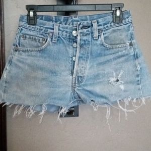 Women's 501 Levi Cut Offs Size 29W